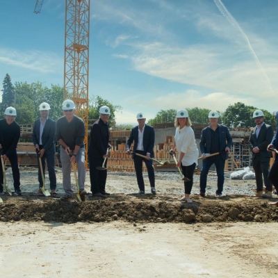 Première pelletée de terre au nouveau Campus du Collège Sainte-Anne!
